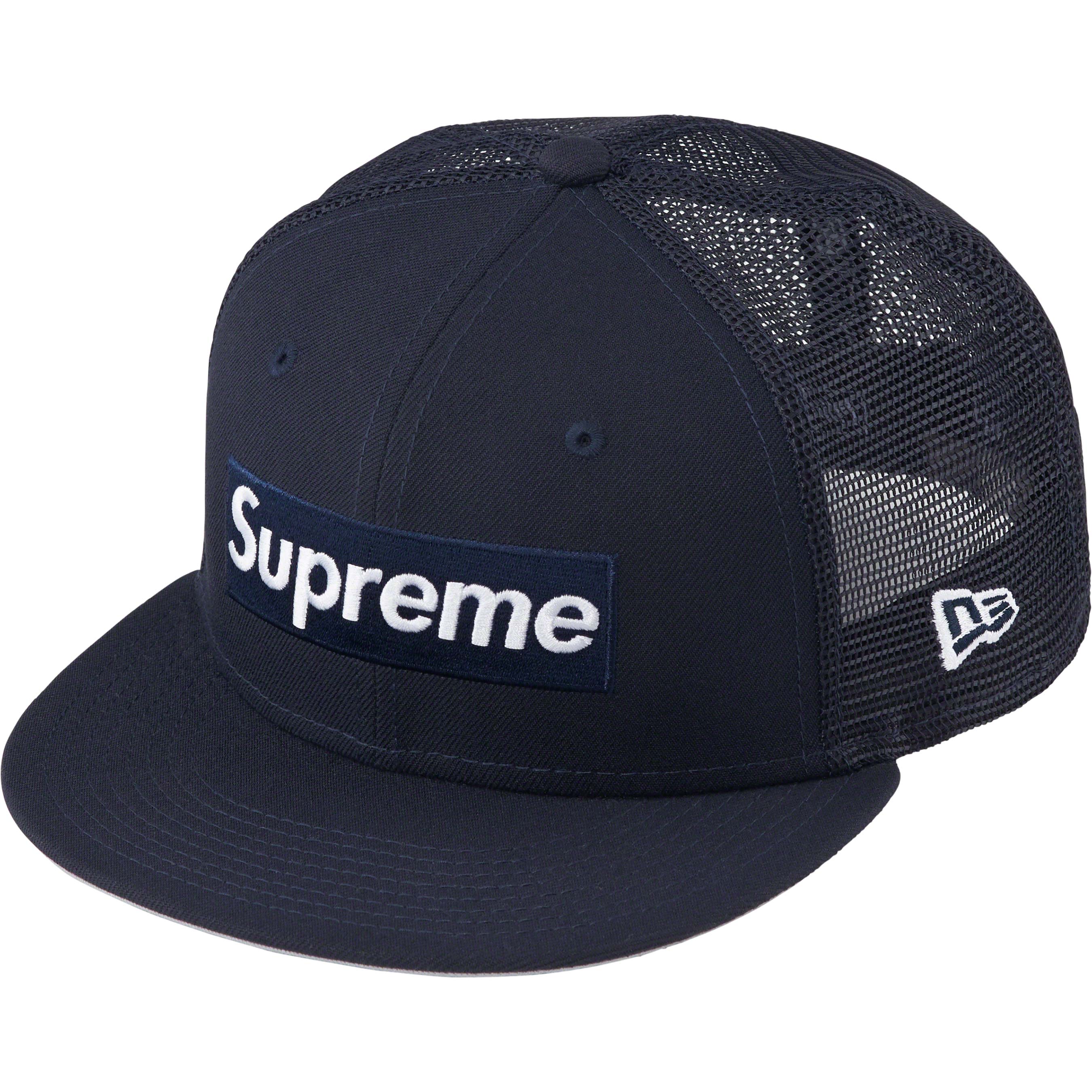 高級7 5/8 60.6cm supreme Mesh New Era 帽子