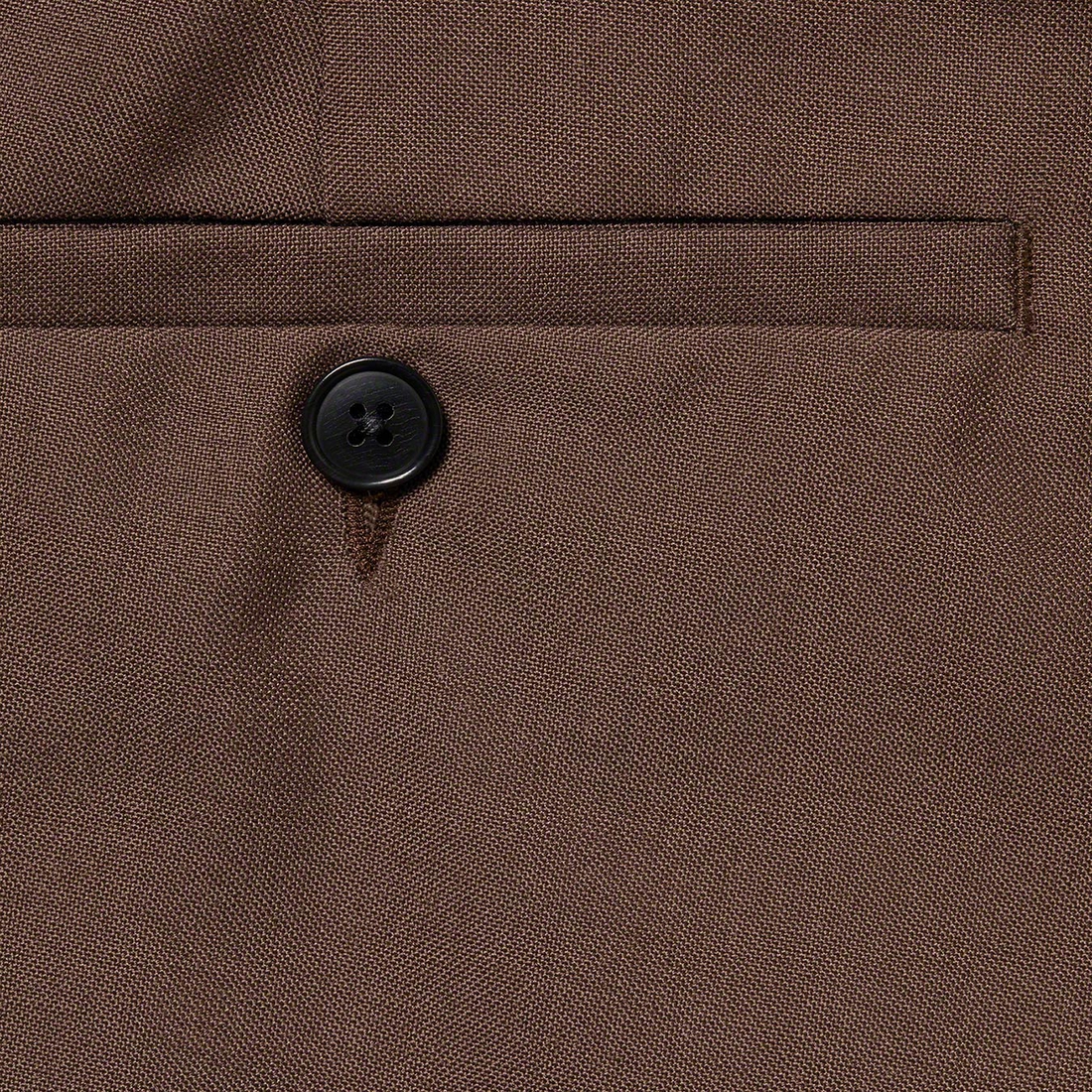 Details on Wool Trouser Short Brown from spring summer
                                                    2023 (Price is $148)