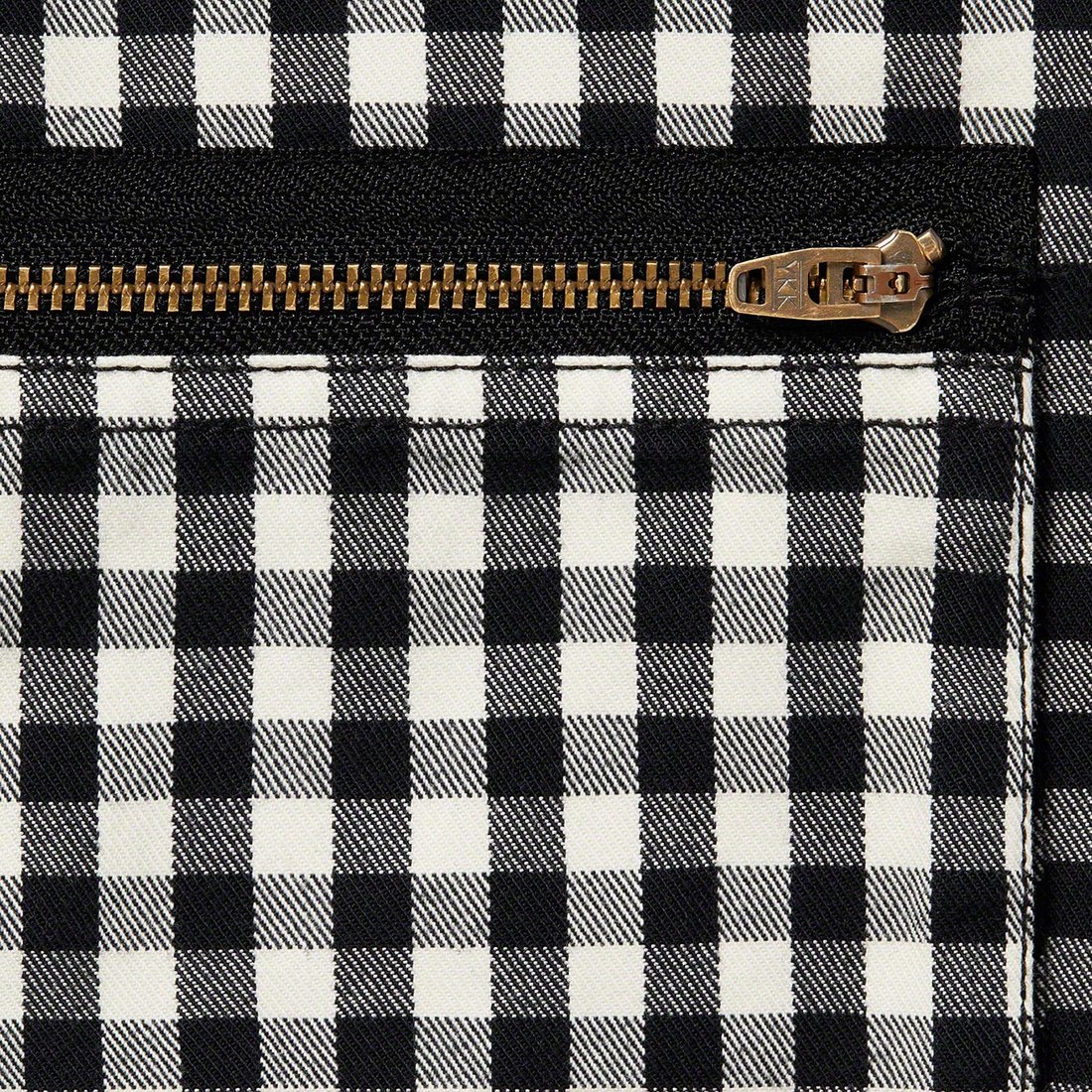 Details on Gingham Flight Pant Black from spring summer
                                                    2023 (Price is $168)