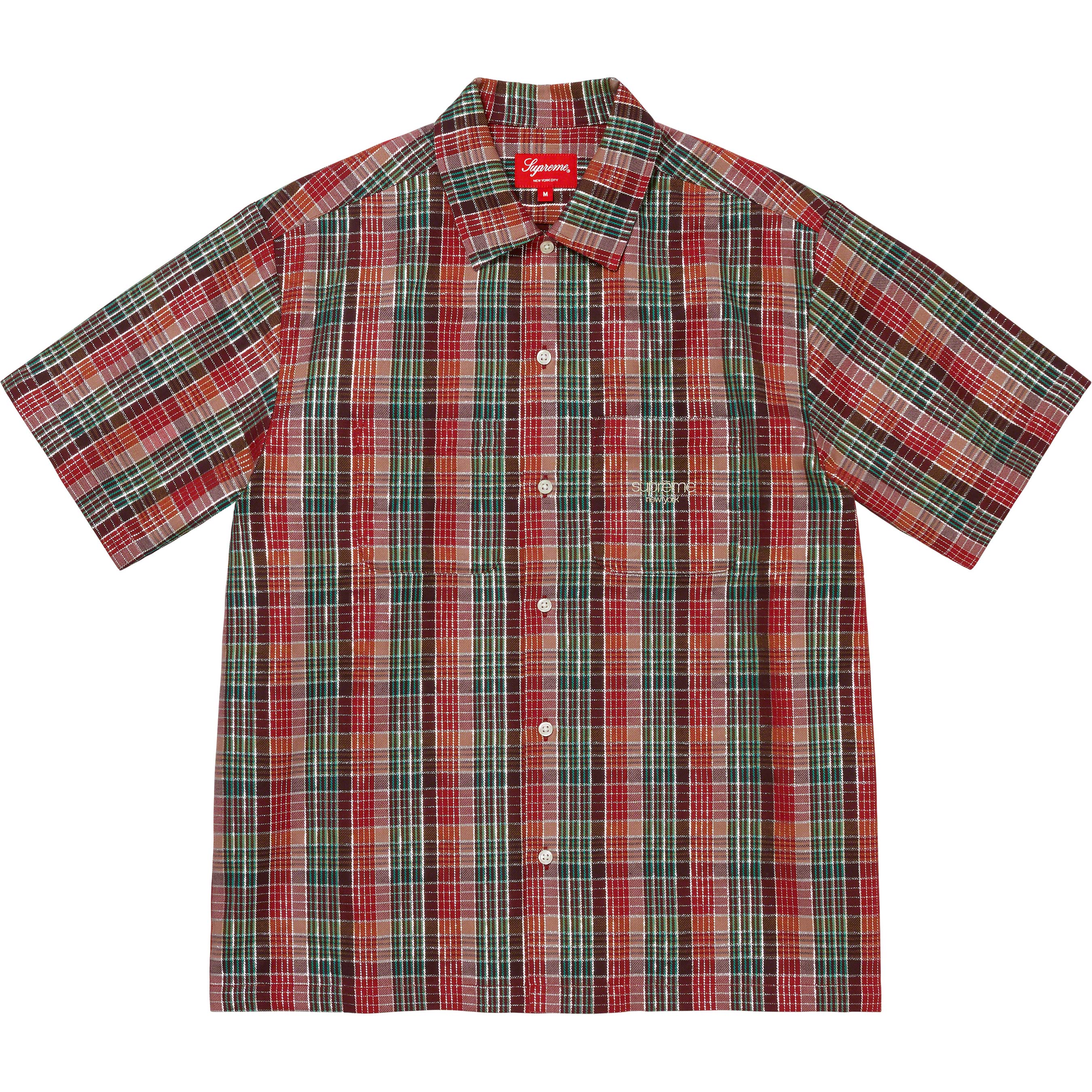 メンズSupreme Plaid Flannel Shirt SS19 Sサイズ