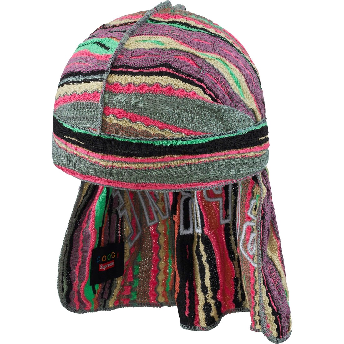 Details on Supreme Coogi Durag Multicolor from spring summer
                                                    2023 (Price is $48)