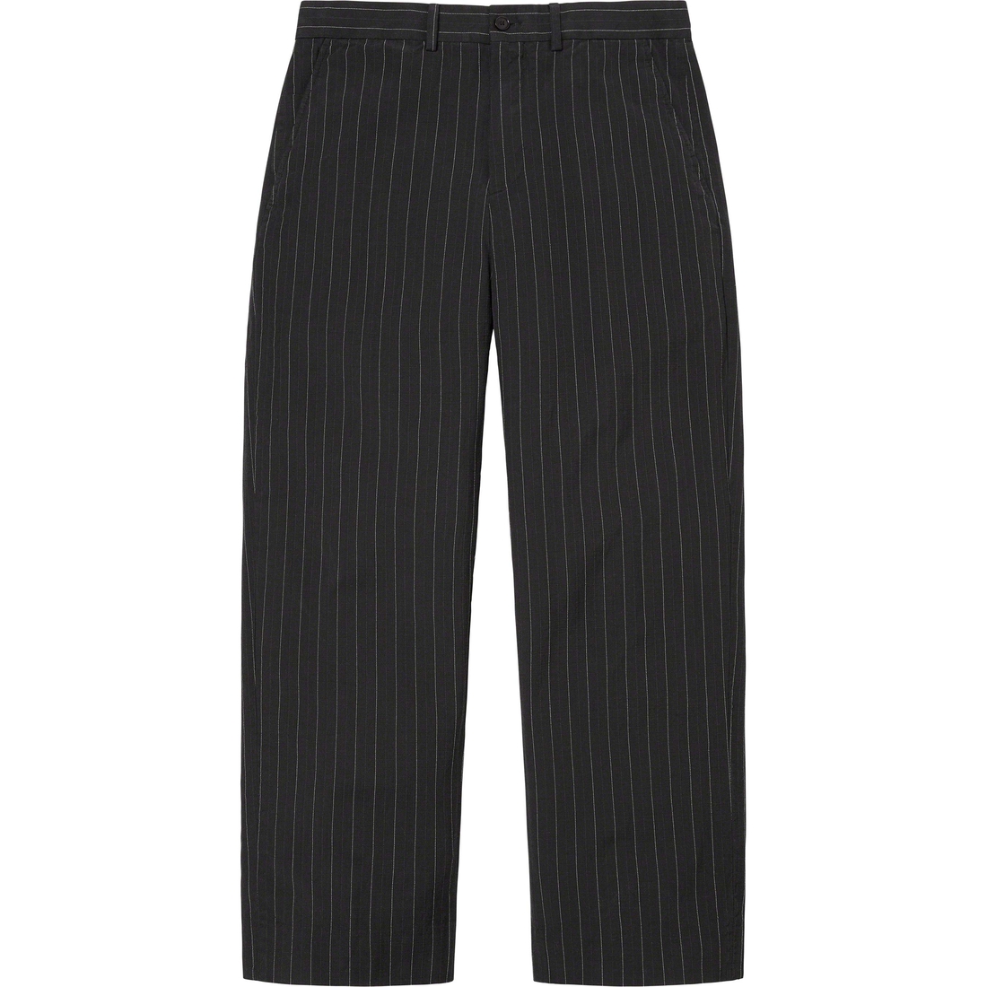 Details on Lightweight Pinstripe Suit Black from spring summer
                                                    2023 (Price is $598)
