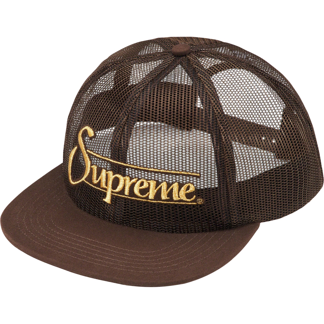 Details on Mesh 6-Panel Brown from spring summer
                                                    2023 (Price is $48)