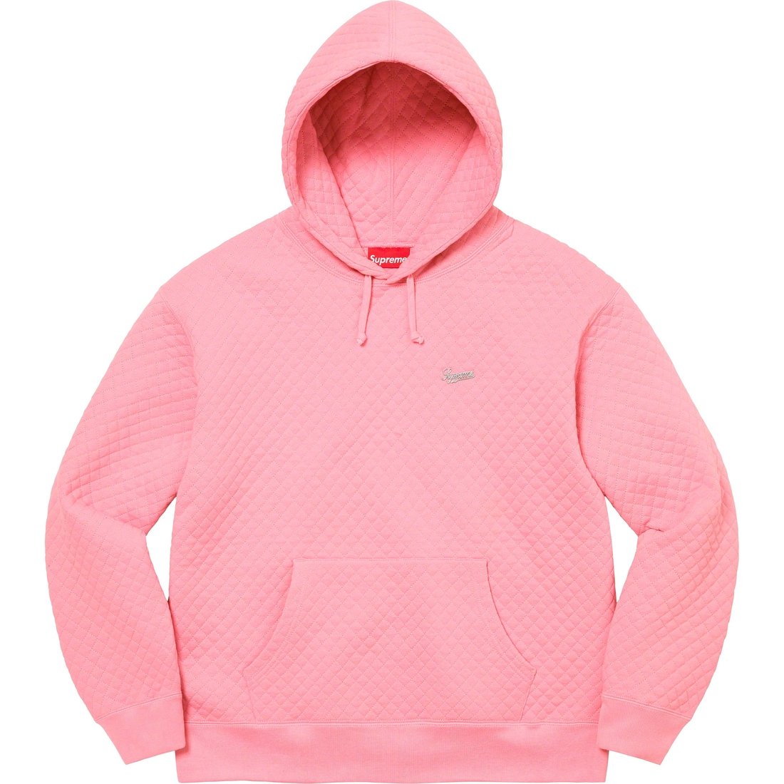 Details on Micro Quilted Hooded Sweatshirt Dusty Pink from spring summer
                                                    2023 (Price is $178)