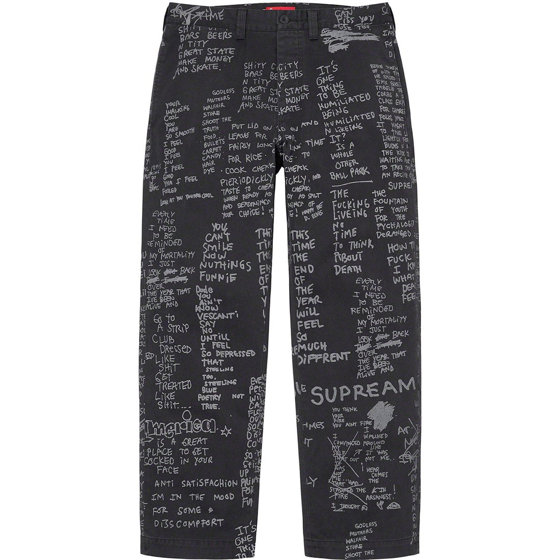 Details on Gonz Poems Chino Pant Black from spring summer
                                                    2023 (Price is $168)