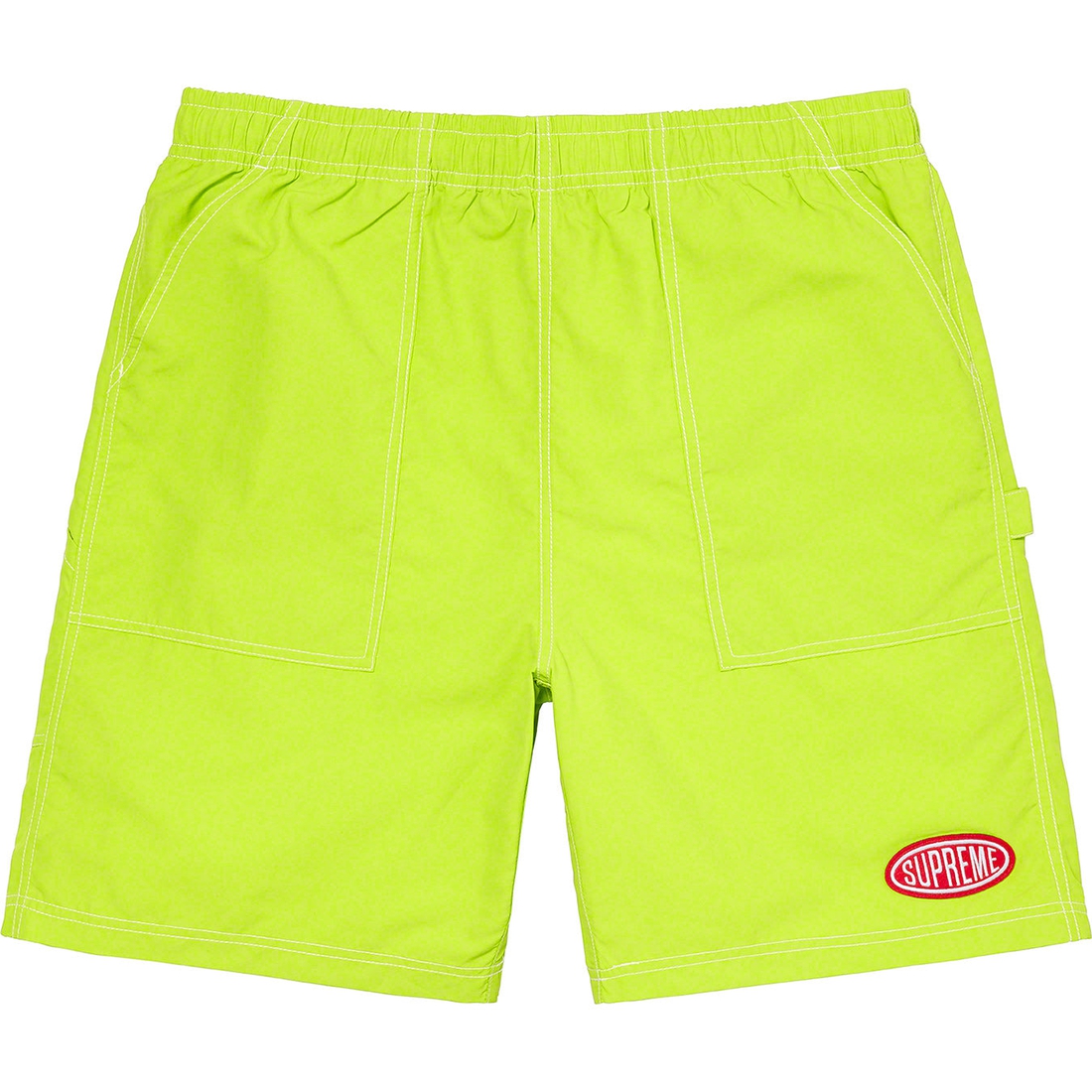 Details on Nylon Painter Short Lime from spring summer
                                                    2023 (Price is $110)