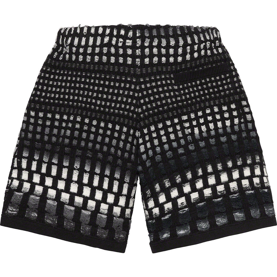 Details on Gradient Grid Knit Short Black from spring summer
                                                    2023 (Price is $138)