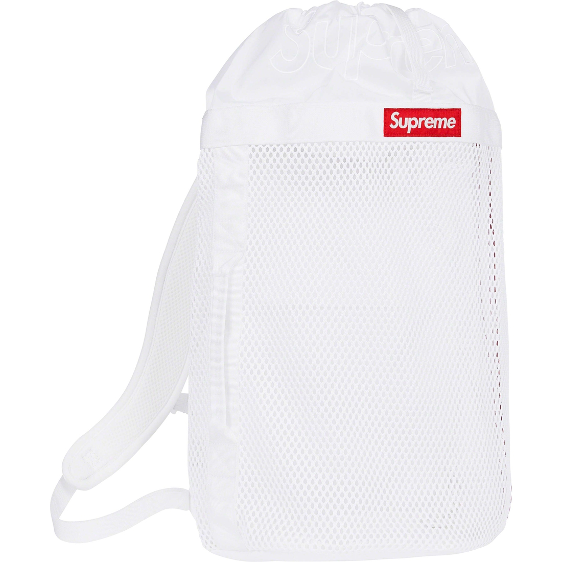 Details on Mesh Backpack White from spring summer
                                                    2023 (Price is $118)