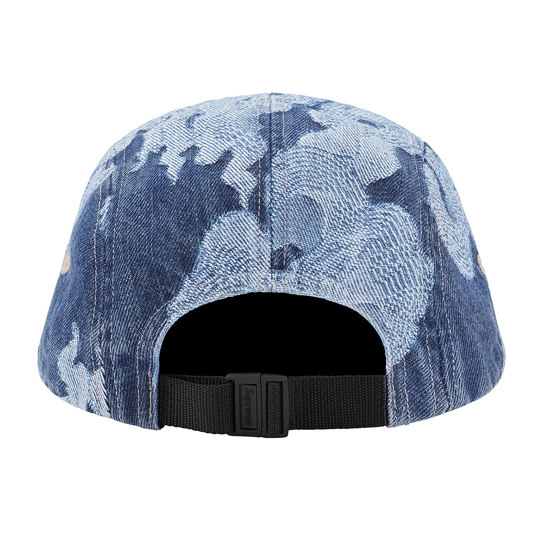 Details on Flames Jacquard Denim Camp Cap Washed Indigo from spring summer
                                                    2023 (Price is $48)