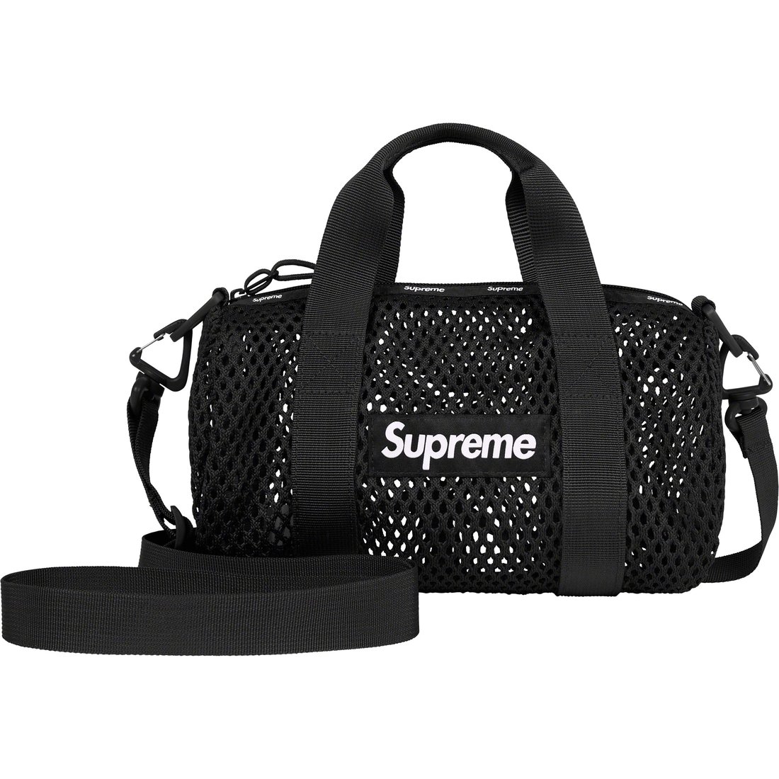 Details on Mesh Mini Duffle Bag Black from spring summer
                                                    2023 (Price is $48)