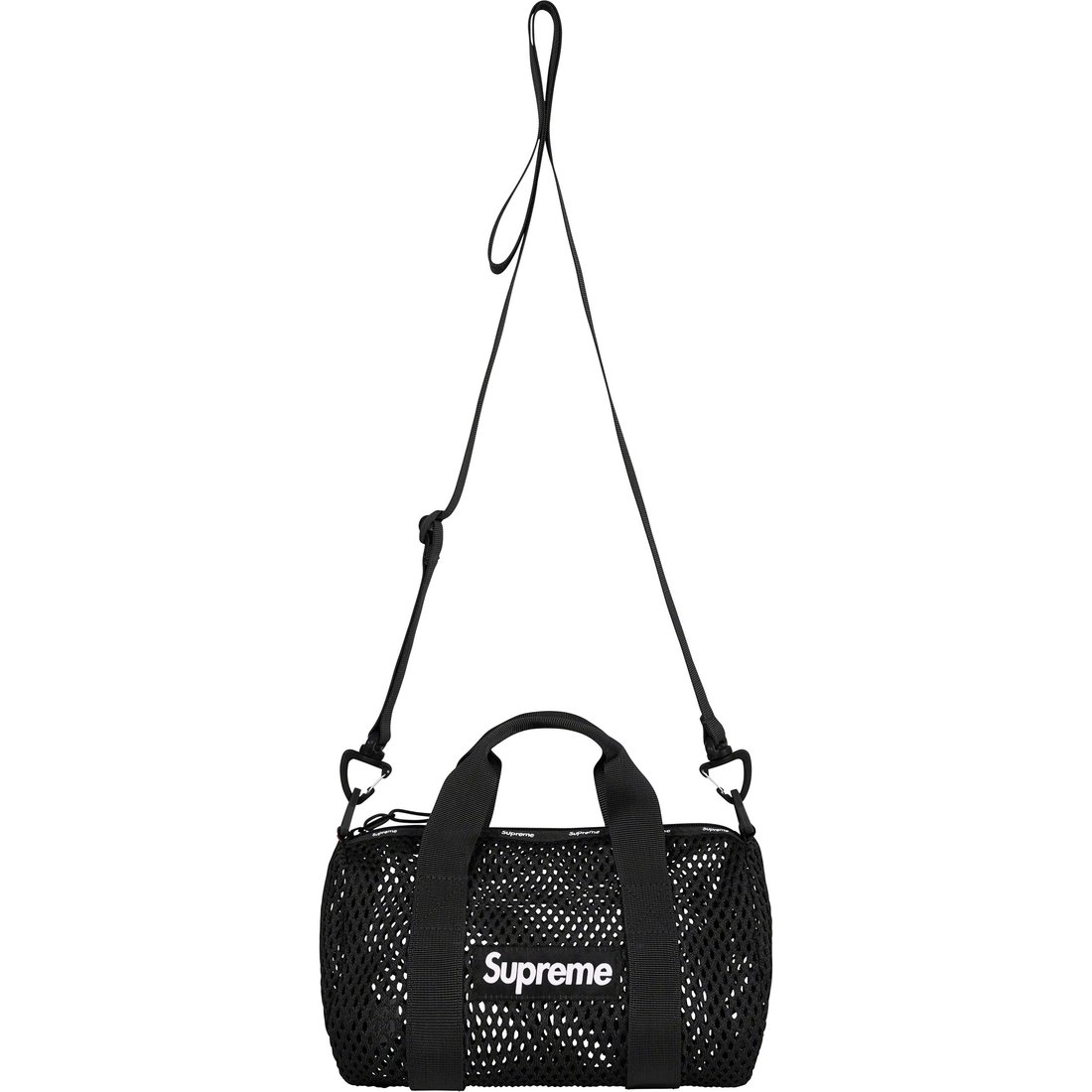 Details on Mesh Mini Duffle Bag Black from spring summer
                                                    2023 (Price is $48)