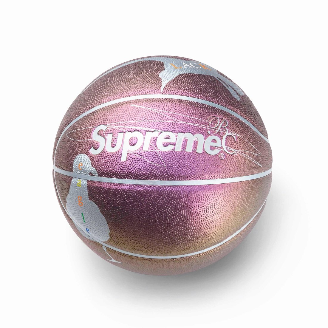 Details on Supreme Bernadette Corporation Spalding Basketball Purple from spring summer
                                                    2023 (Price is $118)