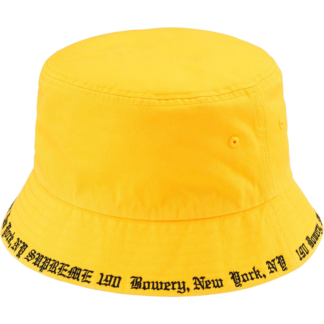 Details on Embroidered Brim Crusher Yellow from spring summer
                                                    2023 (Price is $58)