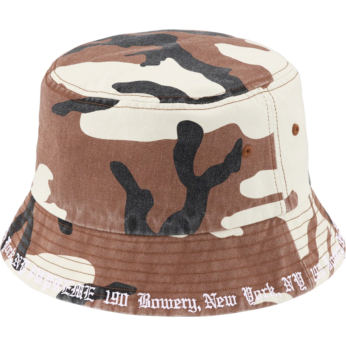 Details on Embroidered Brim Crusher Brown Camo from spring summer
                                                    2023 (Price is $58)