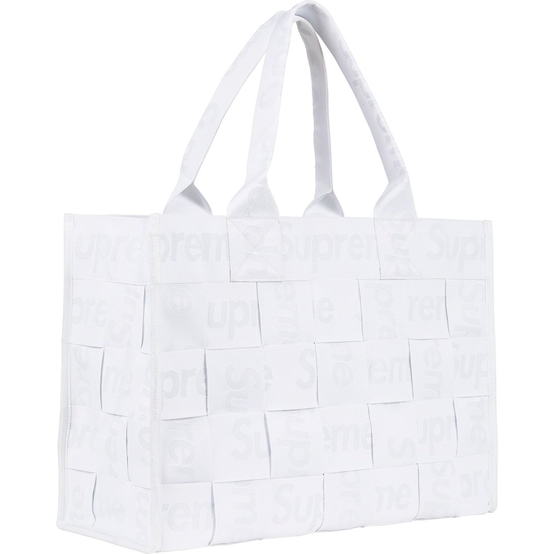 Details on Woven Large Tote White from spring summer
                                                    2023 (Price is $168)