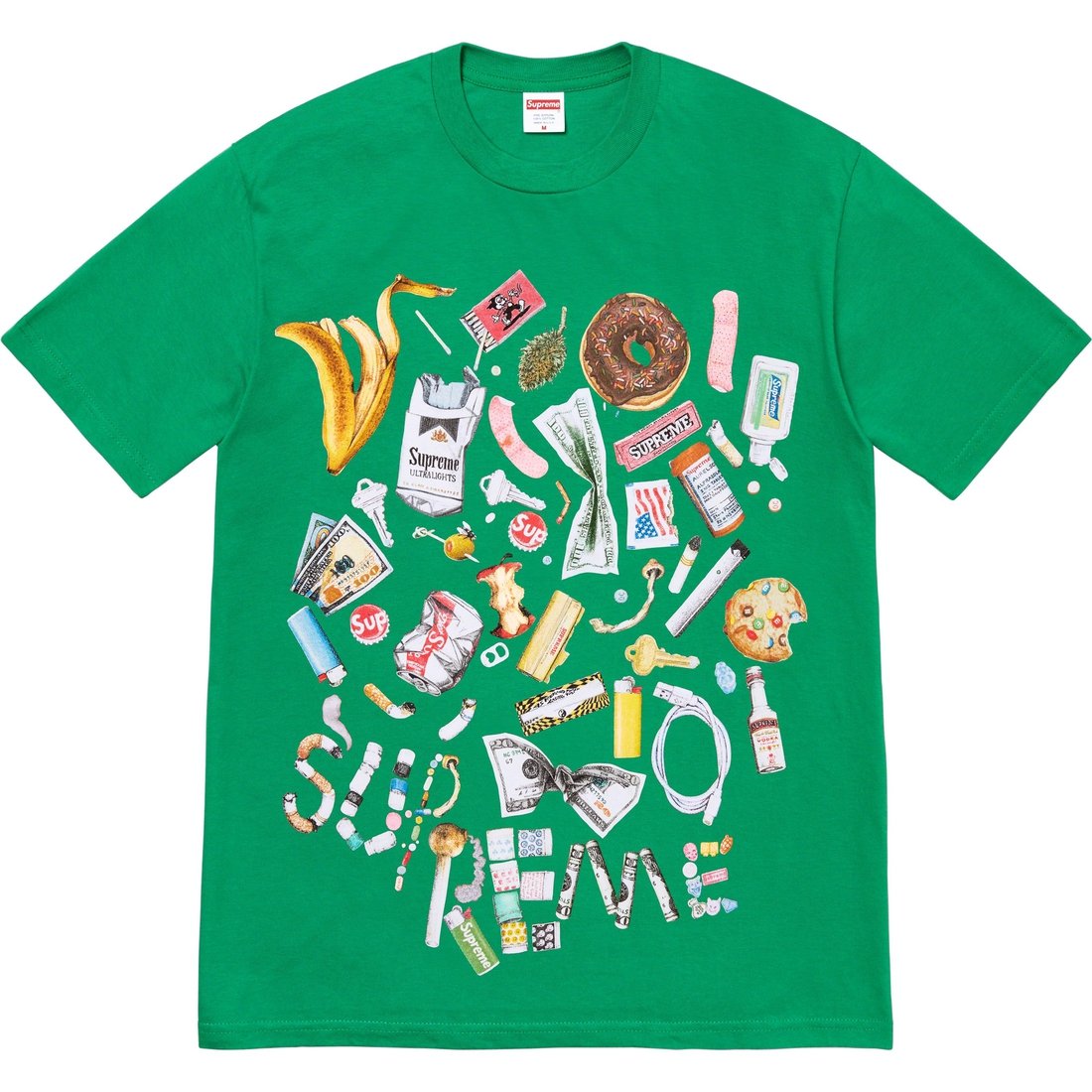 Details on Trash Tee Green from spring summer
                                                    2023 (Price is $40)
