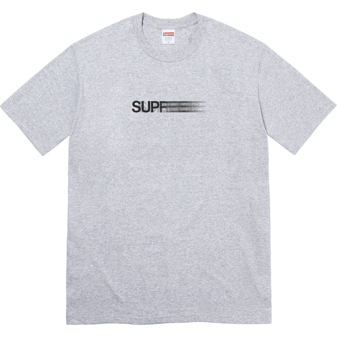 Details on Motion Logo Tee Heather Grey from spring summer
                                                    2023 (Price is $40)