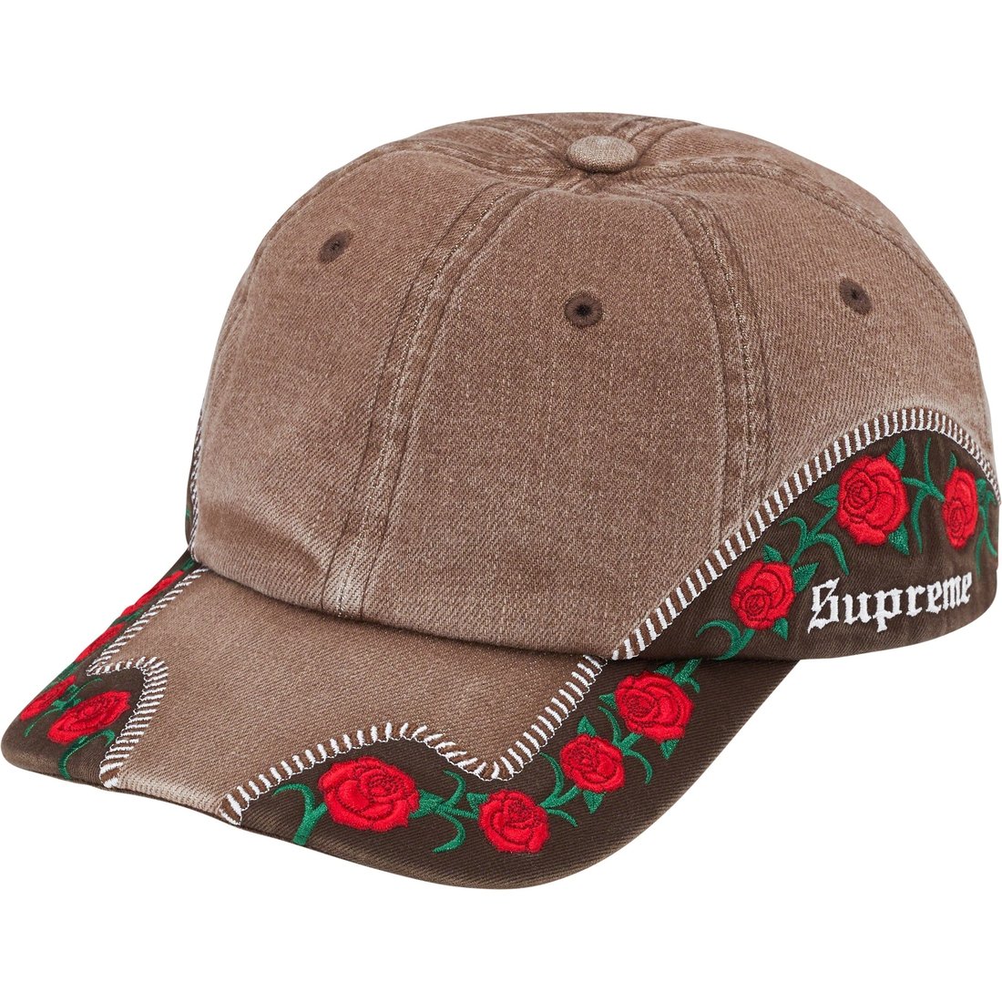 Details on Roses 6-Panel Brown from spring summer
                                                    2023 (Price is $58)