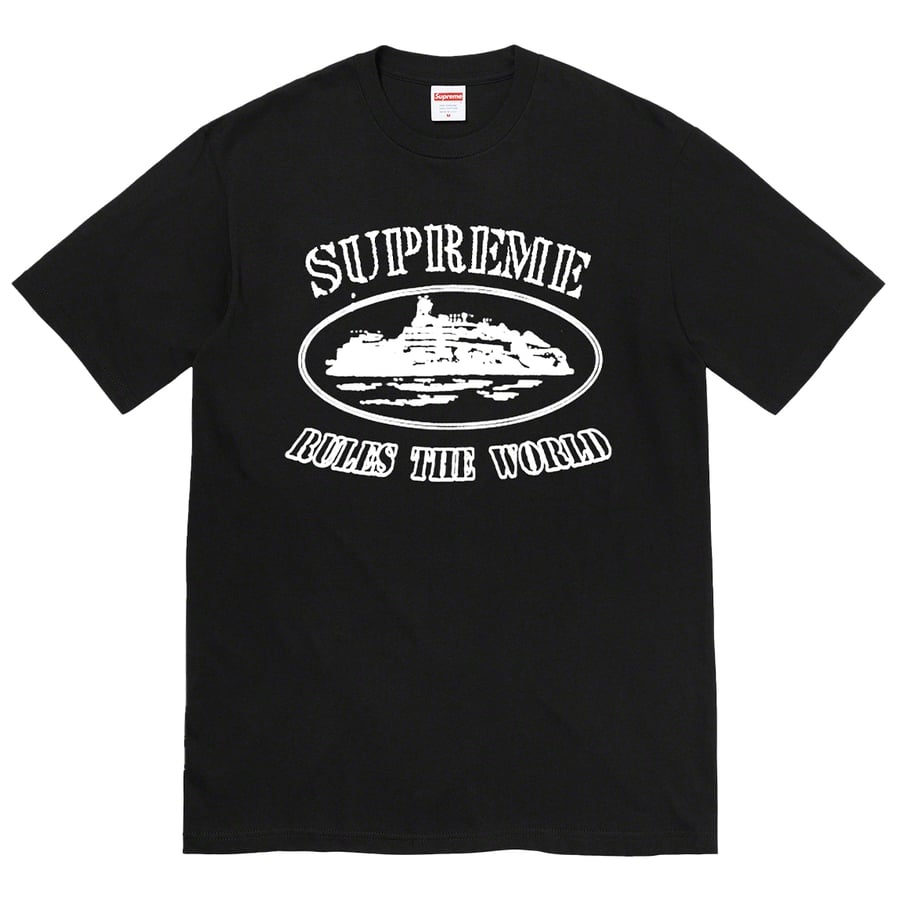 Details on Supreme Corteiz Rules The World Tee from fall winter
                                            2023 (Price is $44)