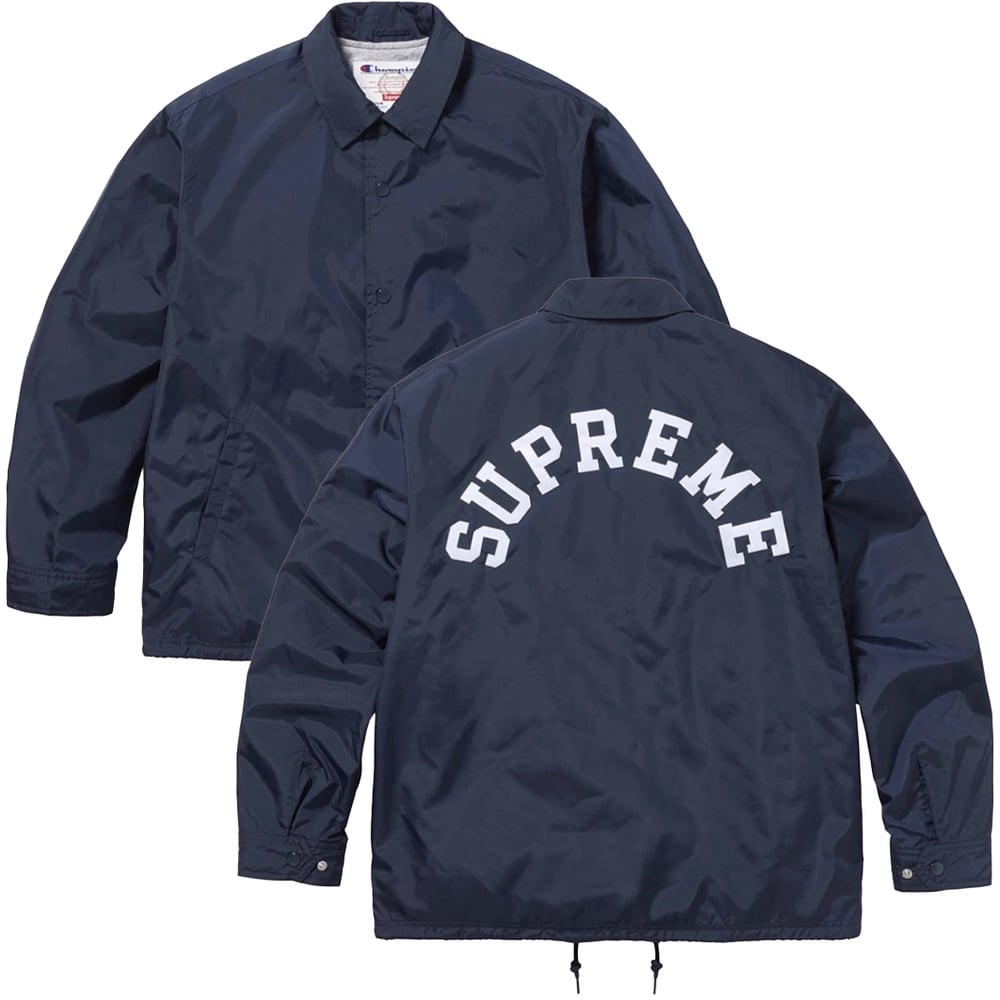 Details on Supreme Champion Coaches Jacket from spring summer
                                            2024 (Price is $148)