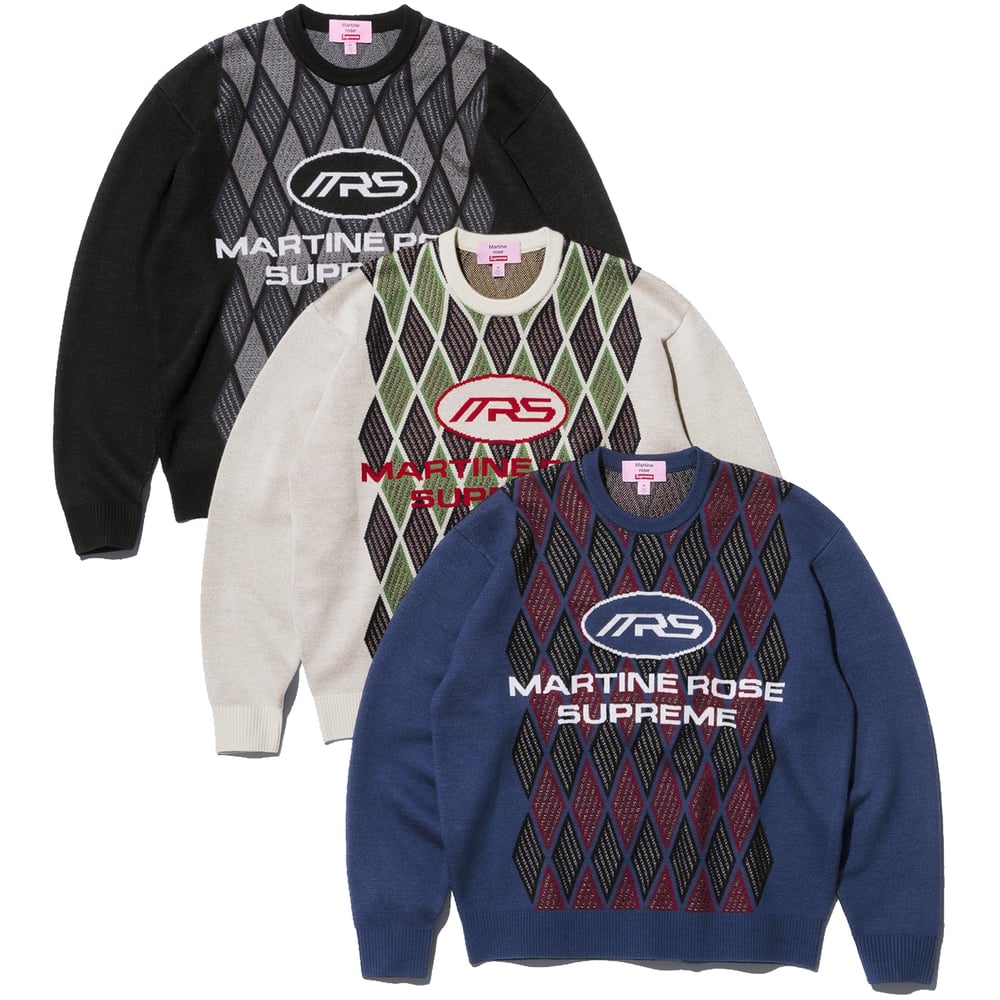 Details on Supreme Martine Rose Sweater from fall winter
                                            2024 (Price is $268)