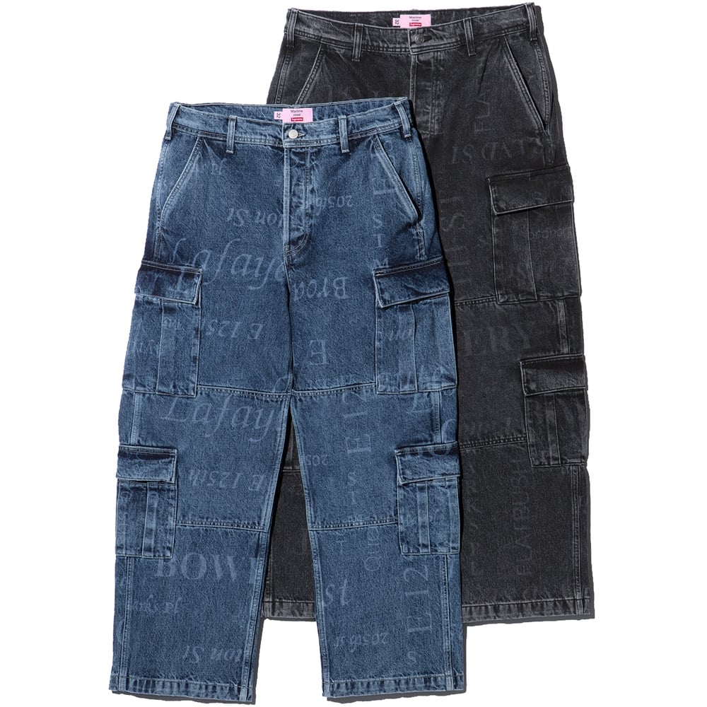 Supreme Supreme Martine Rose Denim Cargo Pant releasing on Week 4 for fall winter 2024