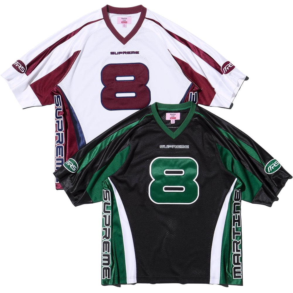 Supreme Supreme Martine Rose Football Jersey for fall winter 24 season