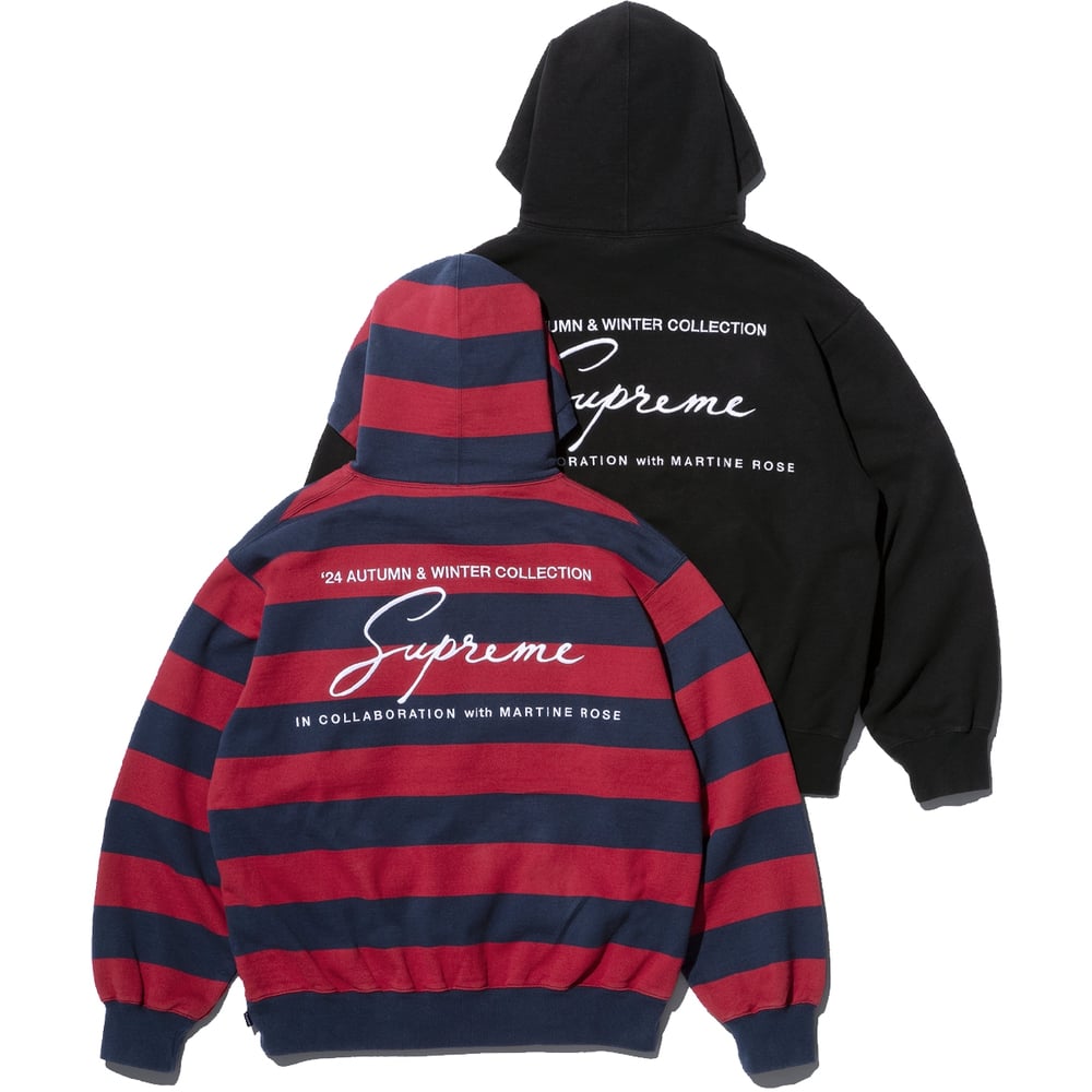 Supreme Supreme Martine Rose Hooded Sweatshirt for fall winter 24 season