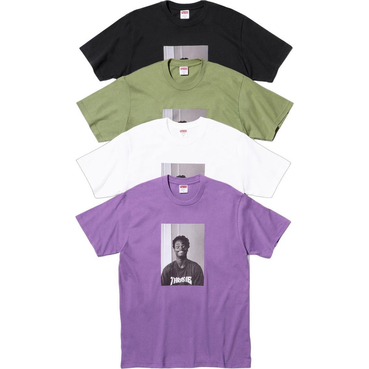 Details on Supreme Thrasher Harold Tee None from fall winter
                                                    2024 (Price is $48)