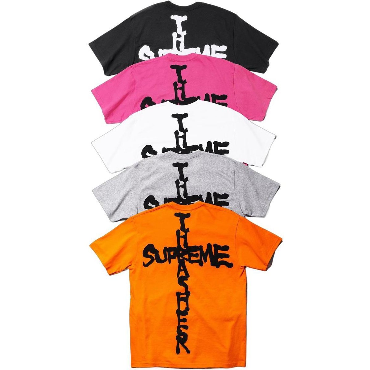 Details on Supreme Thrasher Cross Tee None from fall winter
                                                    2024 (Price is $44)