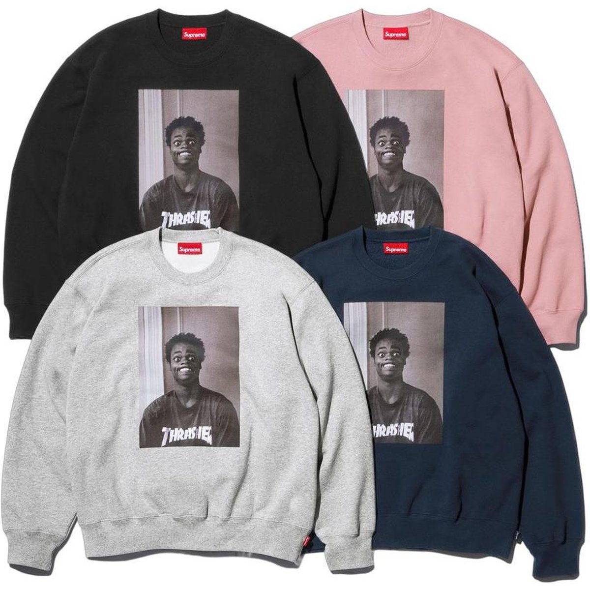 Details on Supreme Thrasher Crewneck from fall winter
                                            2024 (Price is $158)