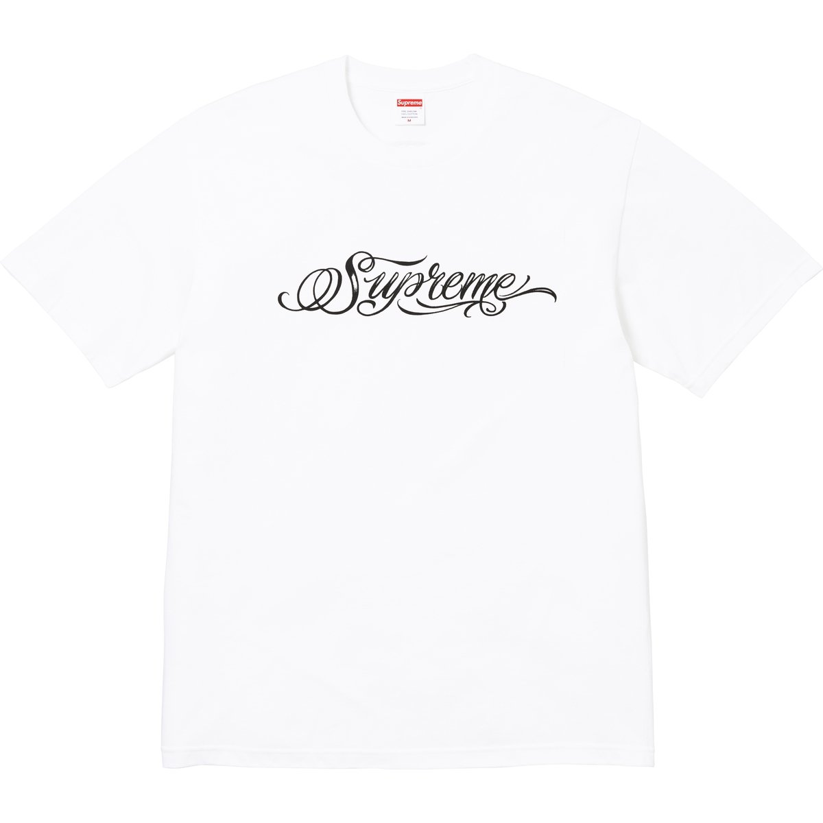 Supreme Script Tee releasing on Week 8 for fall winter 2024