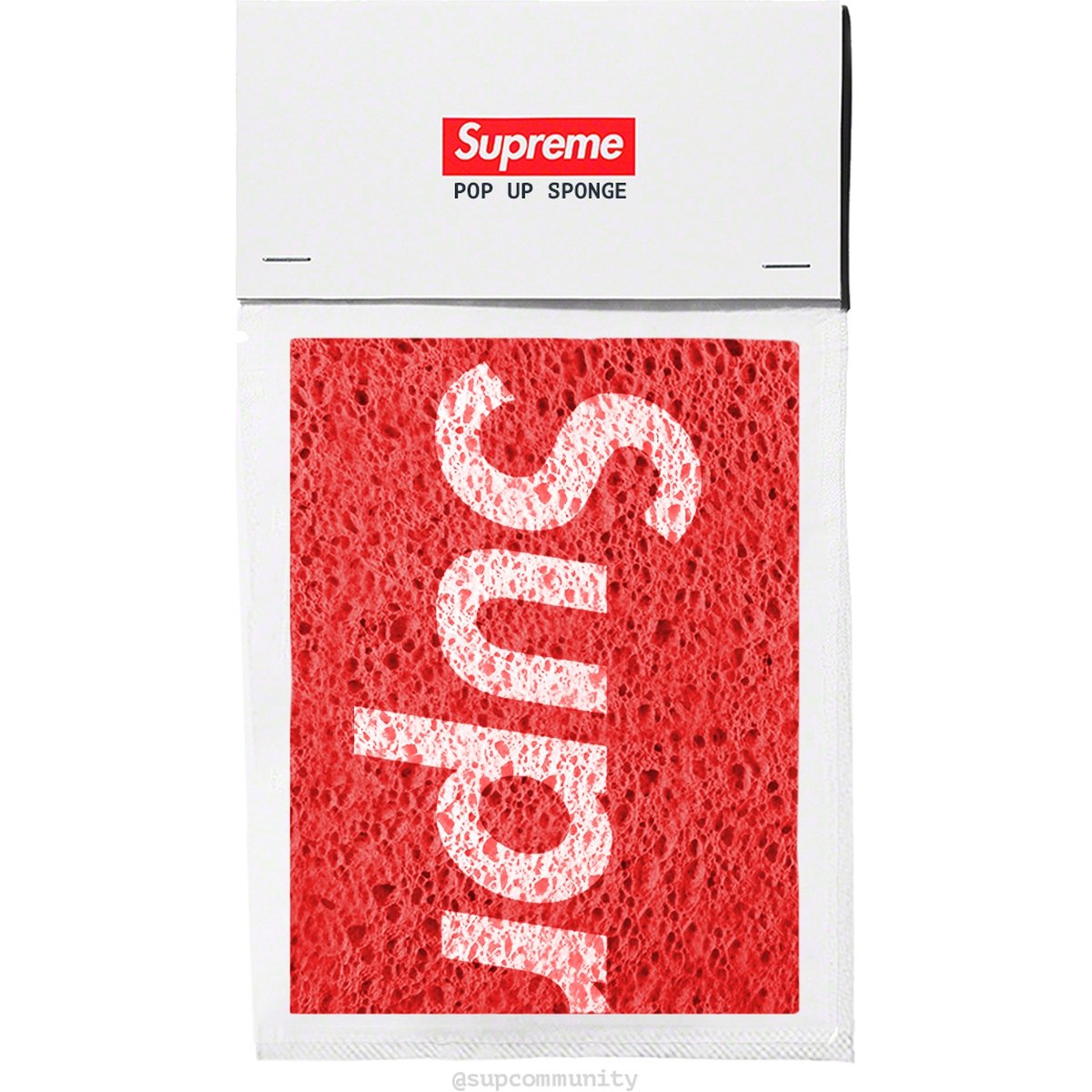 Supreme *Free Gift* Pop-Up Sponge for spring summer 25 season