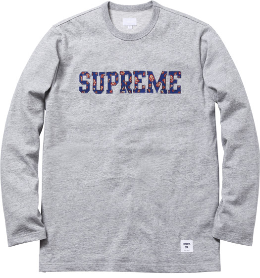 Paisley L S Athletic Tee - fall winter 2011 - Supreme