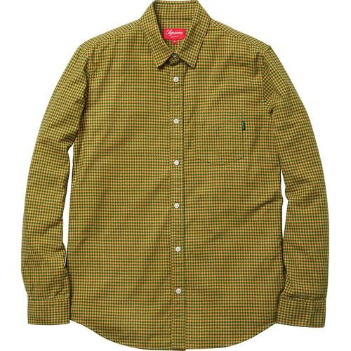Details on Houndstooth Flannel Shirt from fall winter
                                            2012