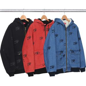 supreme denim hooded jacket