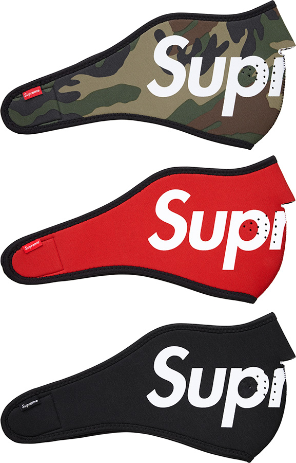 Supreme Gears Up For The Winter With Neoprene Face Masks - XXL