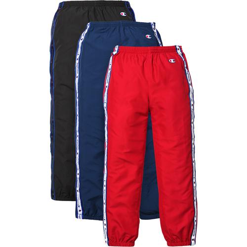 Details on Champion Supreme Warm Up Pant from fall winter
                                            2014