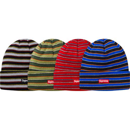 Details on Multi Striped Beanie from fall winter
                                            2014