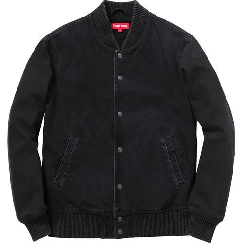 Denim Twill Varsity Jacket - fall winter 2014 - Supreme