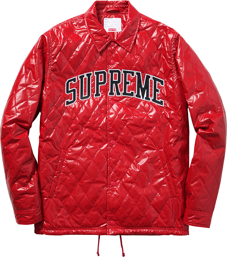 Supreme★Quilted Coaches Jacket