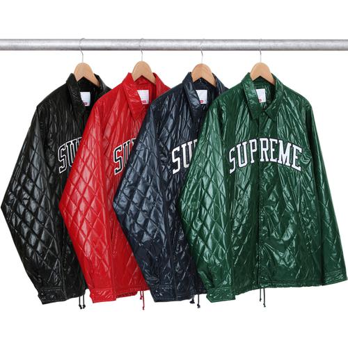 Supreme Quilted Coaches Jacket for fall winter 14 season