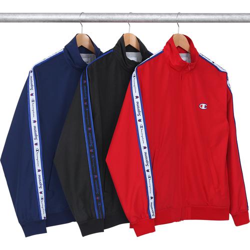 Details on Champion Supreme Warm Up Jacket from fall winter
                                            2014