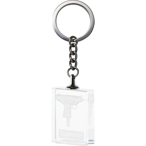 Details on 3D Lucite Uzi Keychain from fall winter
                                            2015