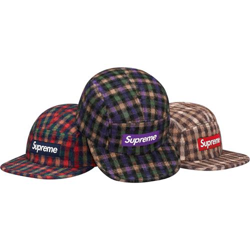 Details on Wool Plaid Camp Cap from fall winter
                                            2015