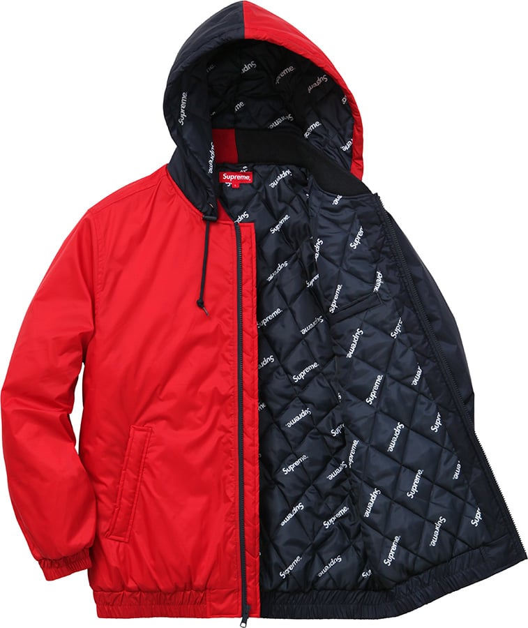 2-Tone Hooded Sideline Jacket - fall winter 2015 - Supreme