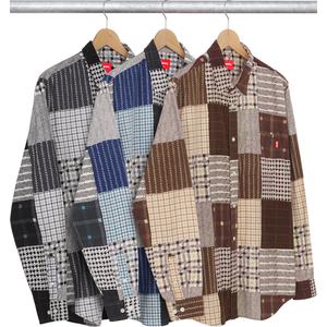 supreme patchwork shirt