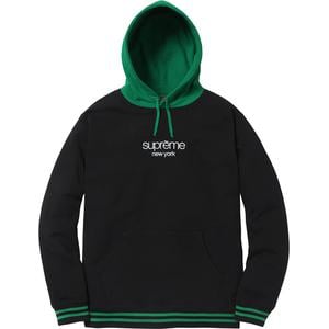 supreme classic logo hooded sweatshirt