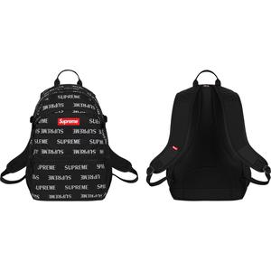 supreme 3m reflective repeat backpack