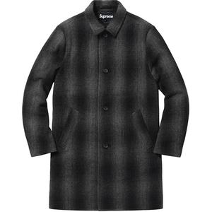 Shadow Plaid Wool Overcoat - fall winter 2016 - Supreme